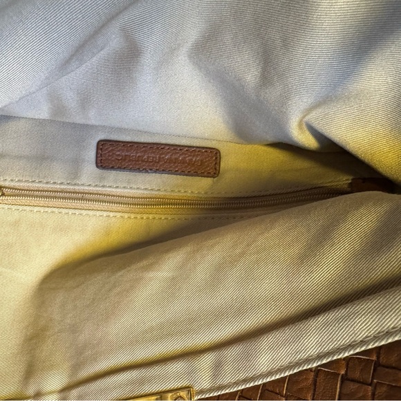 Woven Leather Shoulder Bag with Chain Strap - Brown banana republic - Picture 4 of 5